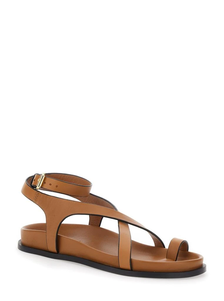 商品A.Emery|Jalen Slim' Brown Sandals,价格¥1484,第2张图片详细描述