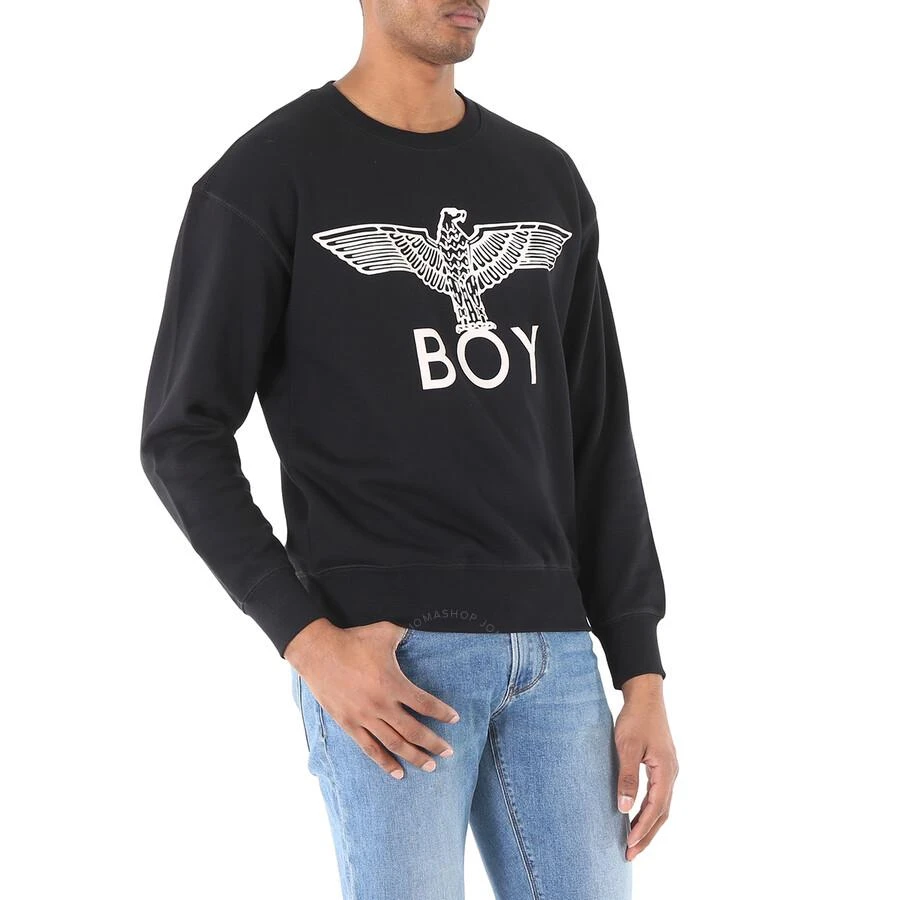 商品BOY LONDON|Men's Black / White Long Sleeve Boy Eagle Sweatshirt,价格¥128,第3张图片详细描述