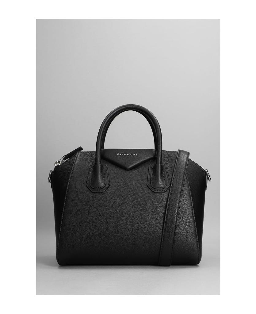 Hand Bag In Black Leather商品第1张图片规格展示