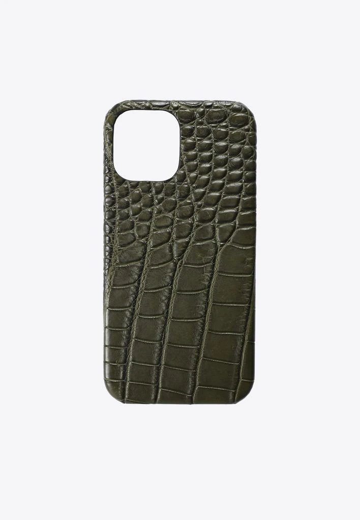 商品2ME Style|iPhone 12 PRO Max Case in Croc Leather,价格¥433,第1张图片