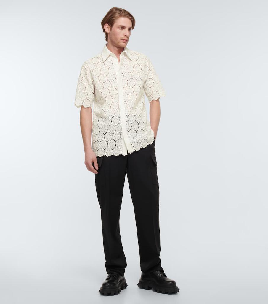 商品Valentino|短袖棉质衬衫,价格¥6911,第4张图片详细描述