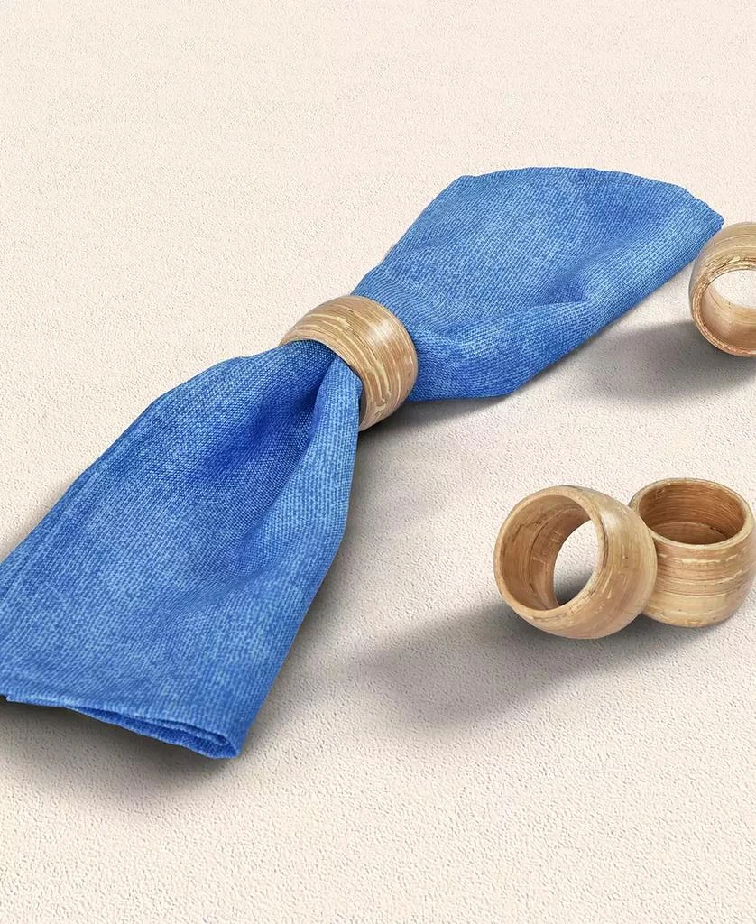 商品J Queen New York|Tropics Bamboo Napkin Ring 4 Pc Set,价格¥358,第3张图片详细描述