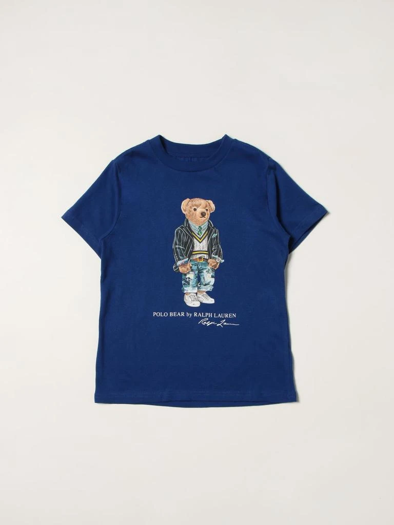 商品Ralph Lauren|Polo Ralph Lauren t-shirt in cotton with bear print,价格¥361,第1张图片