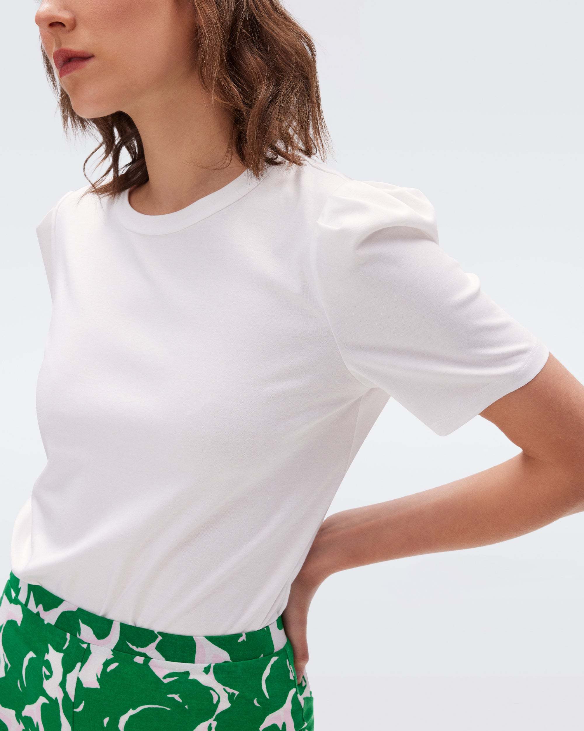 商品Diane von Furstenberg|Diane von Furstenberg 女士衬衫 DVFBS2R005IVORY 白色,价格¥1267,第5张图片详细描述