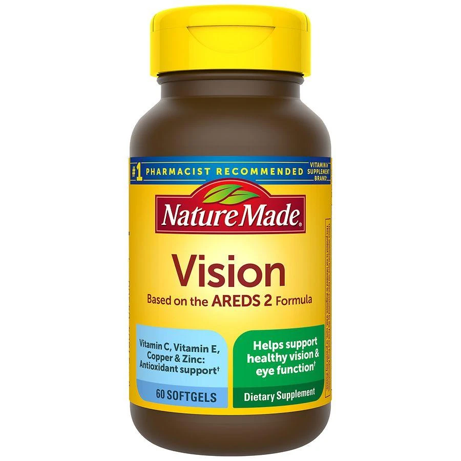 商品Nature Made|Vision Based on the AREDS 2 Formula Softgels,价格¥218,第1张图片