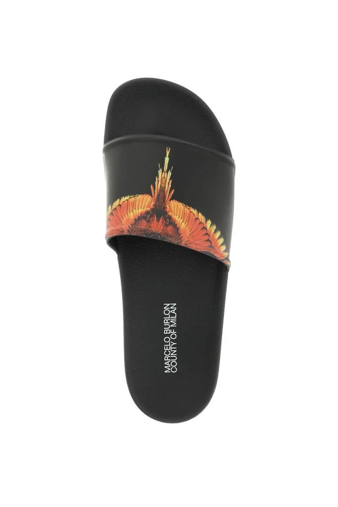 商品Marcelo Burlon|ICON WINGS SLIDES,价格¥623,第3张图片详细描述