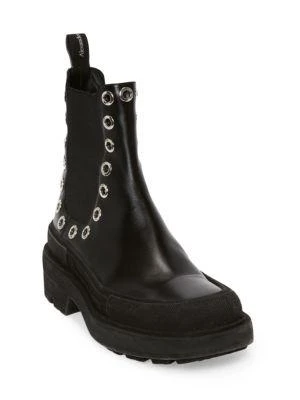商品Alexander McQueen|Grommet Leather Chelsea Boots,价格¥4897,第2张图片详细描述