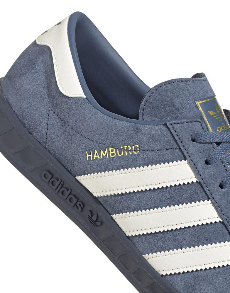 adidas Originals Hamburg trainers in blue商品第2张图片规格展示