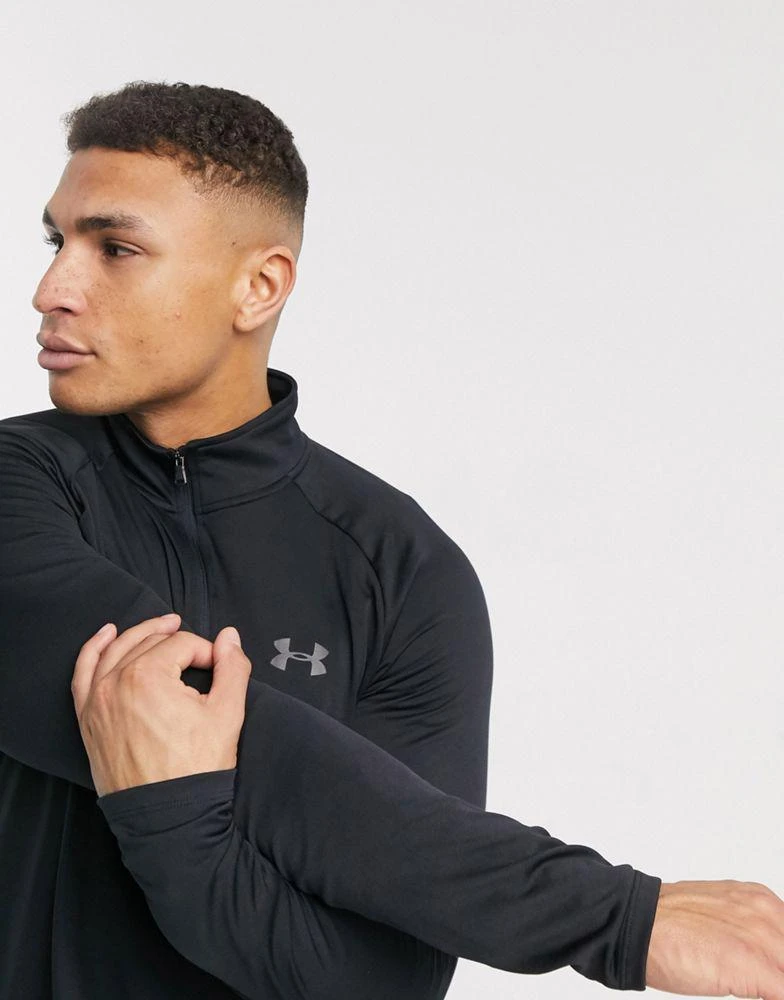 商品Under Armour|Under Armour Training tech 2.0 1/2 zip top in black,价格¥357,第3张图片详细描述