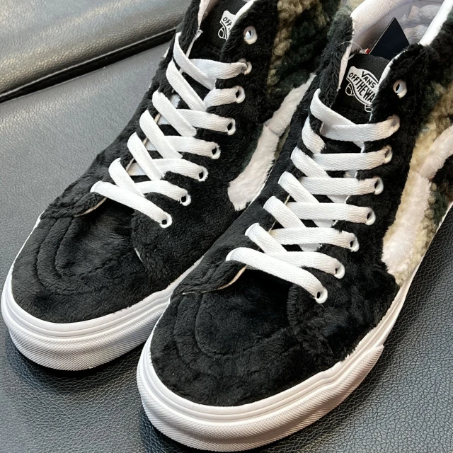 【韩国直邮|包邮包税】万斯 Sk8-Hi #Sherpa #男女通用鞋 # camo/black (VN0A5JMJA58) 商品