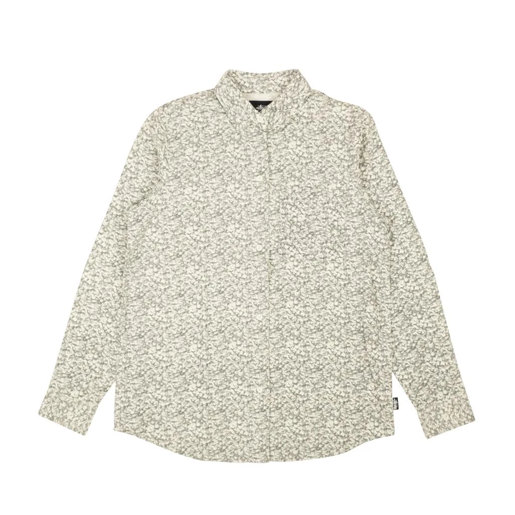 商品STUSSY|Natural White Printed Sherpa Button Down Shirt,价格¥241,第1张图片