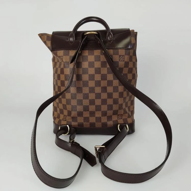 商品Louis Vuitton|Damier Ebene Soho Backpack,价格¥12340,第3张图片详细描述