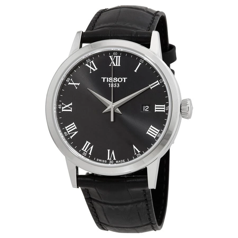 商品Tissot|T-Classic Quartz Black Dial Men's Watch T129.410.16.053.00,价格¥1531,第1张图片