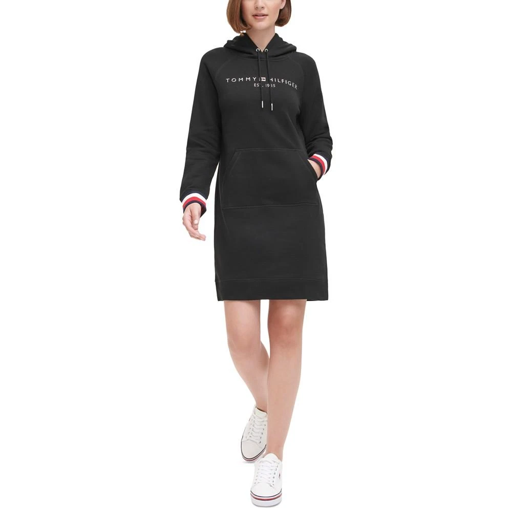 商品Tommy Hilfiger|Women's Raglan-Sleeve Hoodie Dress,价格¥179,第1张图片