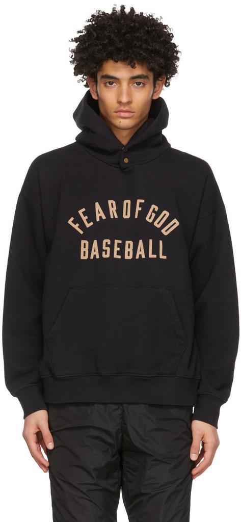 商品Fear of god|Black 'Baseball' Hoodie,价格¥5056,第1张图片