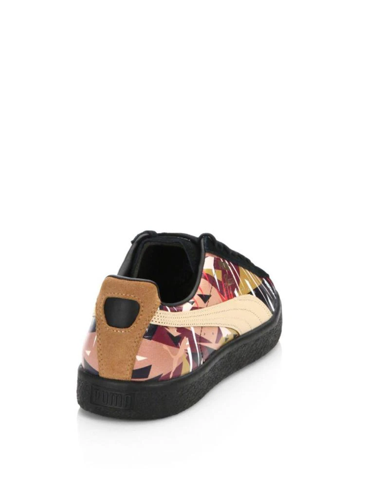 商品Puma|Clyde Moon Jungle Natural Print Low-Top Suede Sneakers,价格¥826,第2张图片详细描述