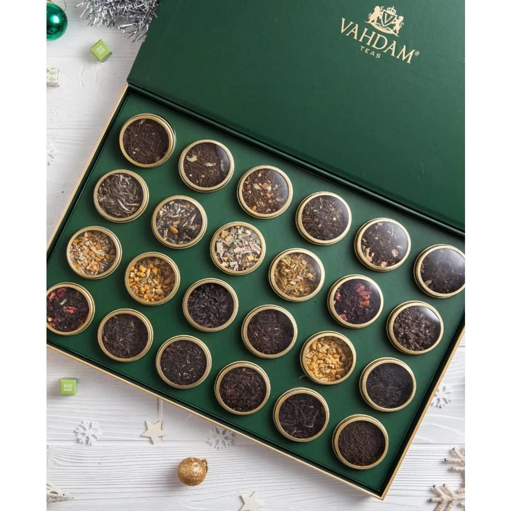 商品Vahdam Teas|Assorted Tea Sampler Gift Box, 24 Flavors,价格¥560,第2张图片详细描述