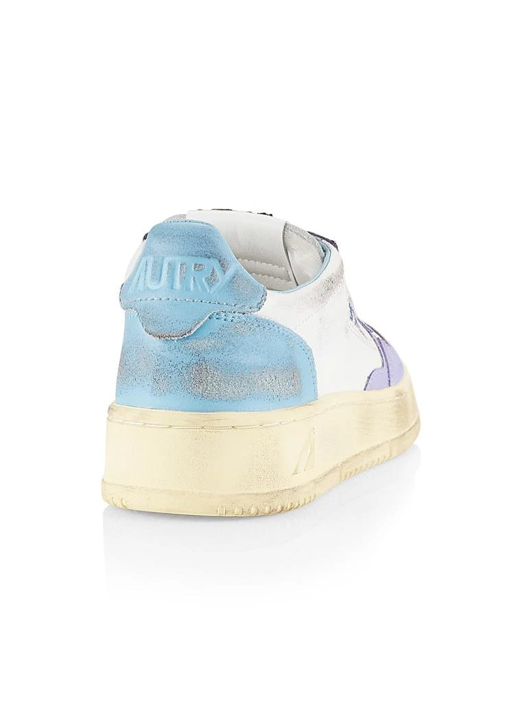 商品Autry|Super Vintage Leather Low-Top Sneakers,价格¥804,第3张图片详细描述