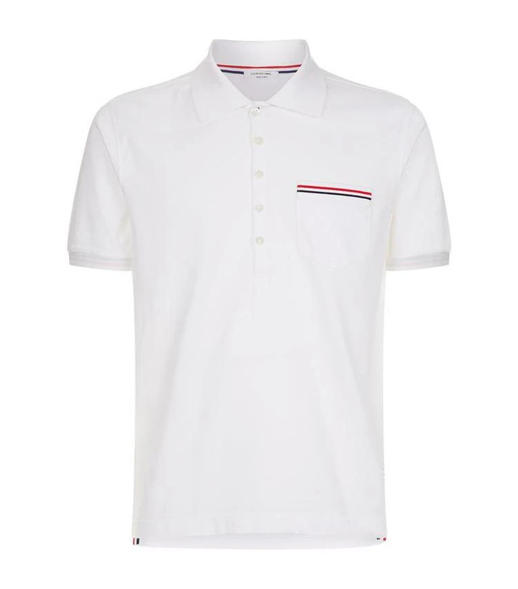 商品Thom Browne|Chest Pocket Polo 短袖,价格¥2706,第1张图片