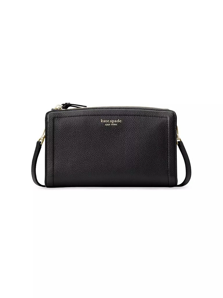 商品Kate Spade|Small Knot Leather Crossbody Bag,价格¥741,第1张图片