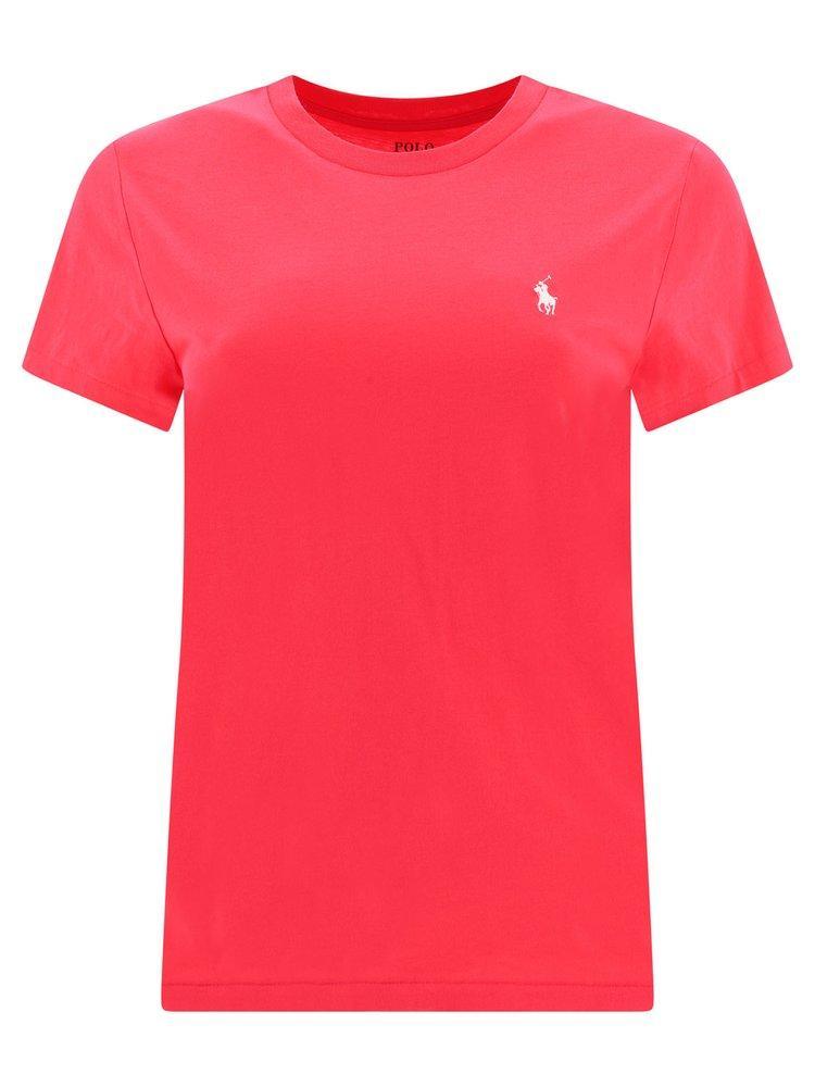 商品Ralph Lauren|Polo Ralph Lauren Logo Embroidered Crewneck T-Shirt,价格¥564,第1张图片