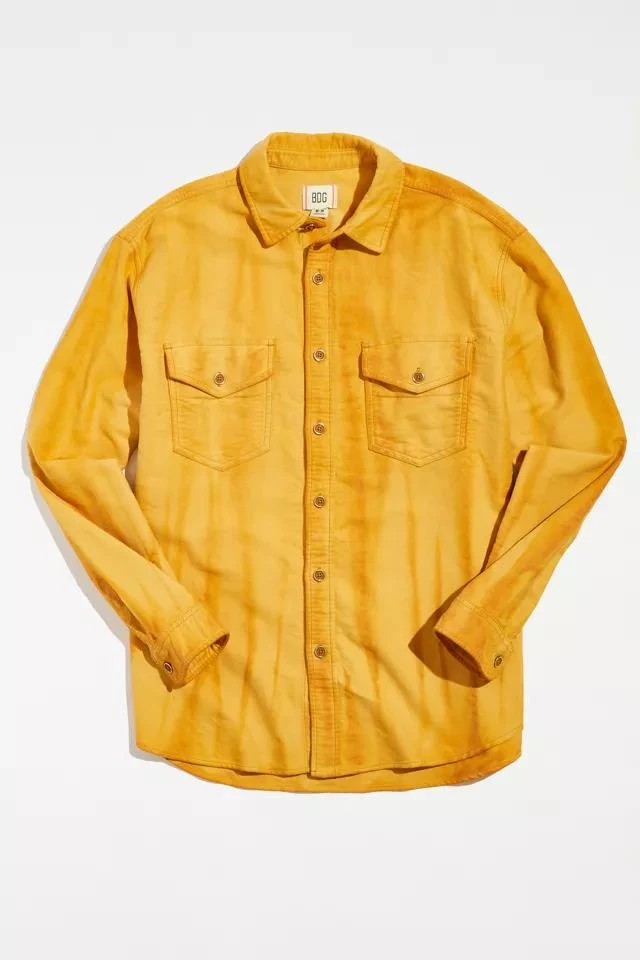 商品BDG|BDG Aiden Chamois Sunwashed Shirt,价格¥113,第2张图片详细描述