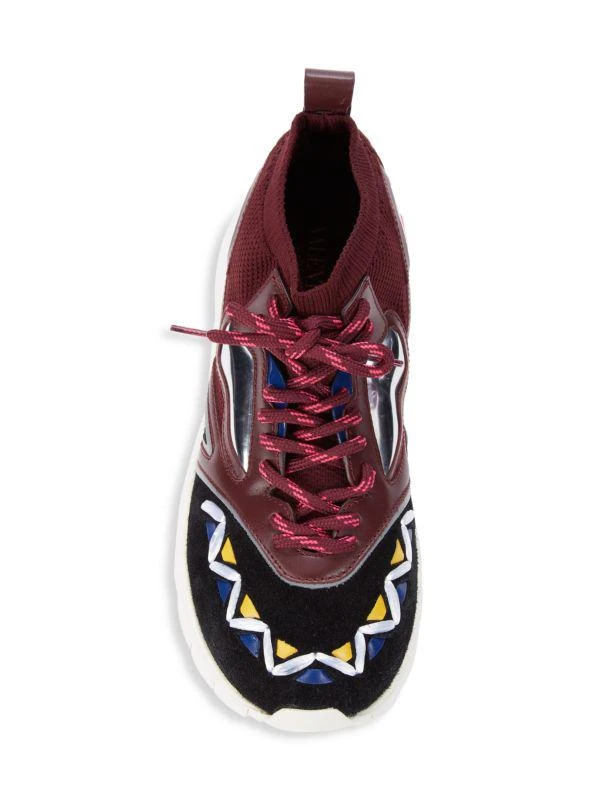 商品Valentino|Mixed-Media Platform Runners,价格¥2074,第5张图片详细描述