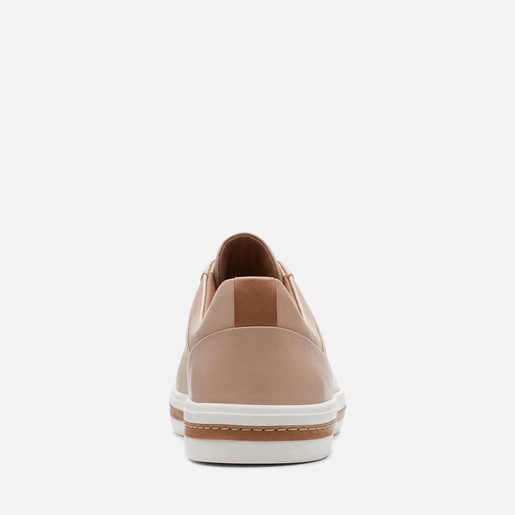 商品Clarks|Clarks Women's Un Maui Leather Cupsole Trainers - Blush Pink,价格¥291,第4张图片详细描述