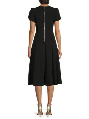 商品Calvin Klein|Puff Sleeve Flare Dress,价格¥375,第2张图片详细描述
