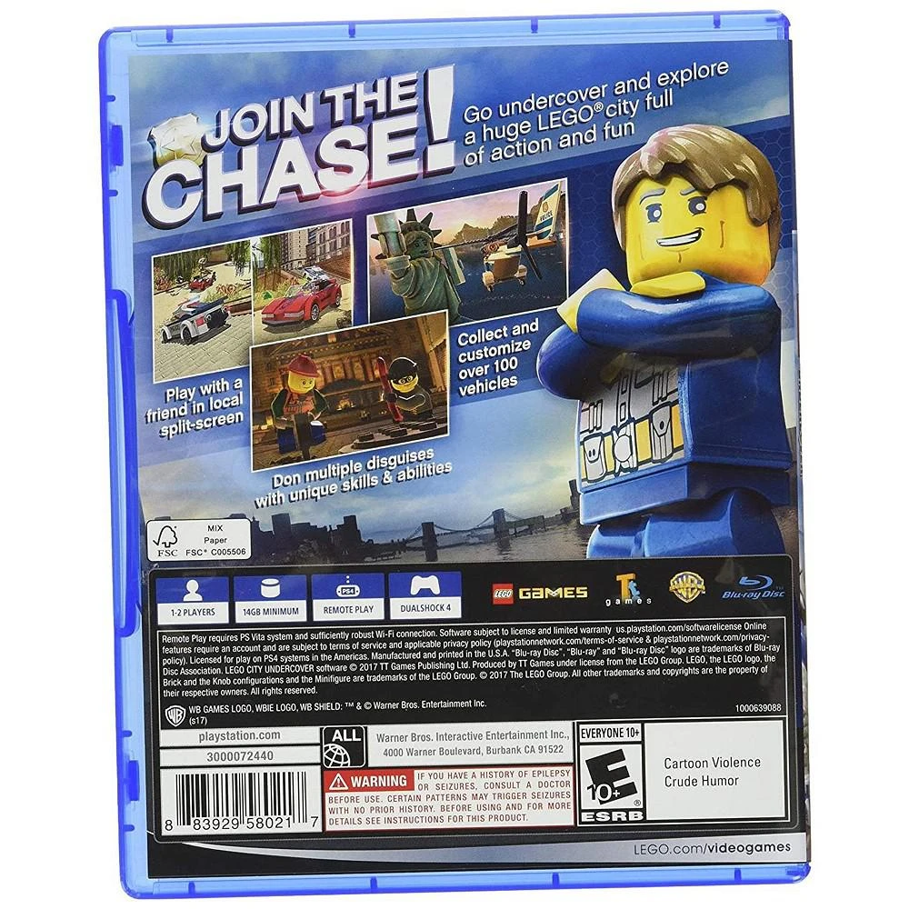 商品Warner Bros.|LEGO City Undercover - PlayStation 4,价格¥447,第2张图片详细描述