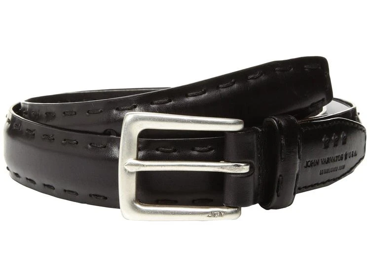 商品John Varvatos|Feather Edge w/ Pick-Stitch Belt,价格¥402,第1张图片