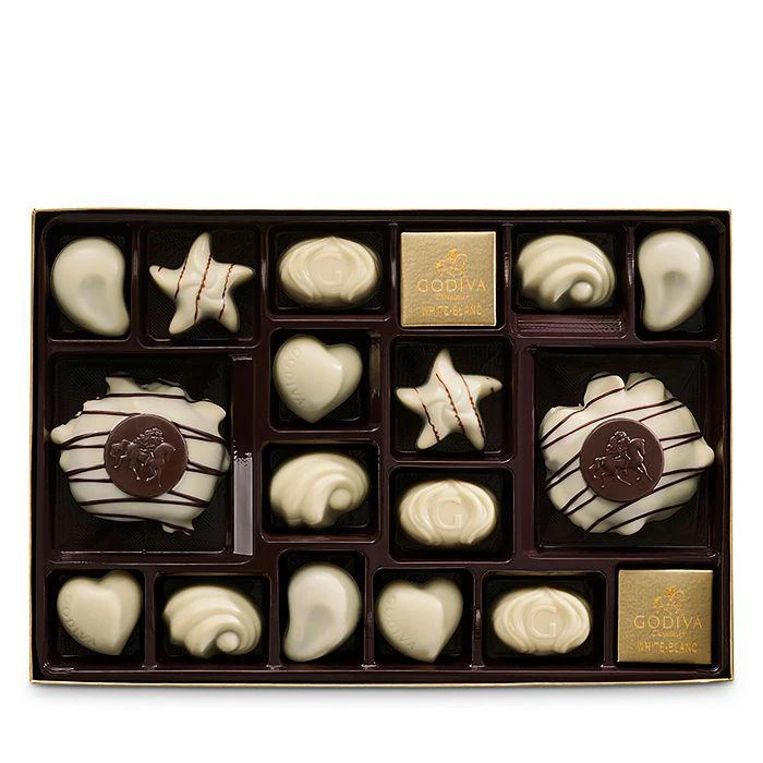 商品Godiva|Large White Chocolate Assortment, 22 Piece,价格¥321,第2张图片详细描述