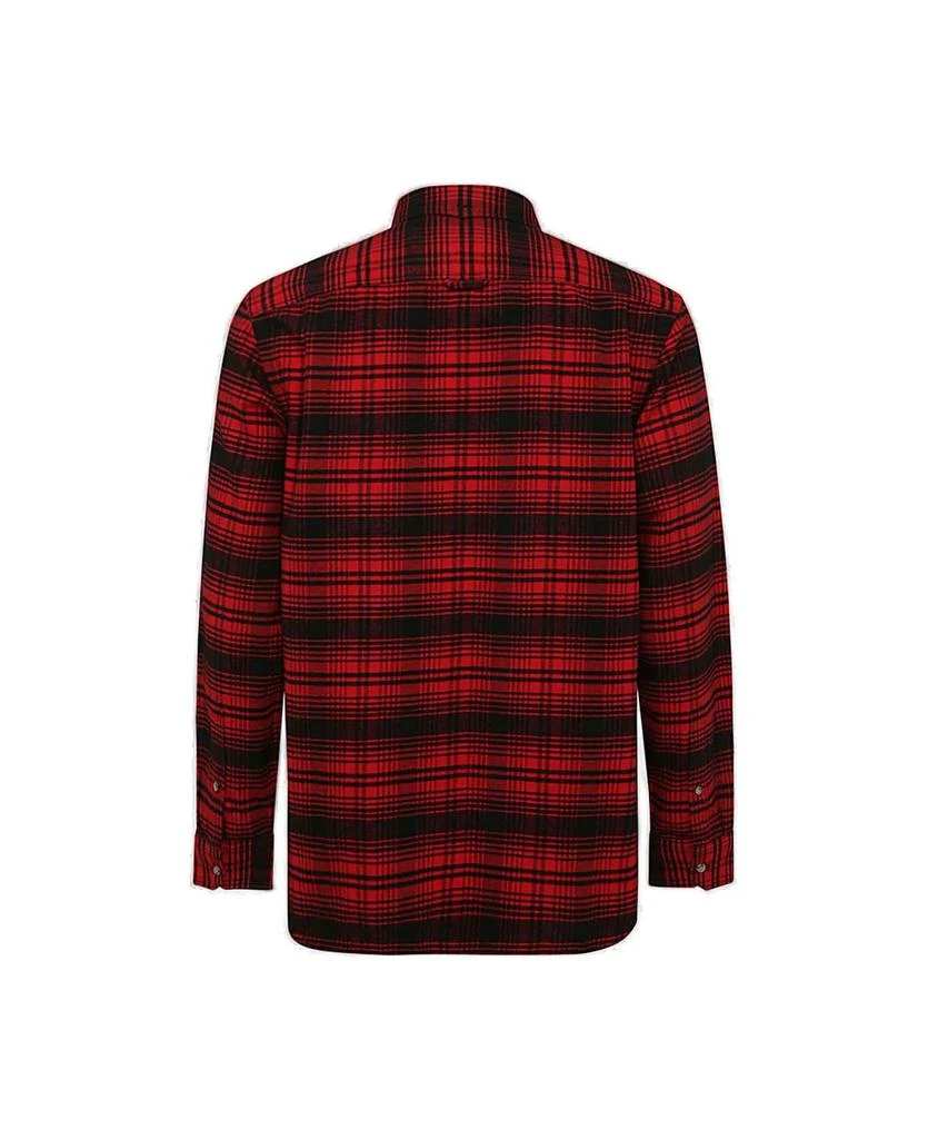 商品Woolrich|Woolrich Check-pattern Buttoned Flannel Shirt,价格¥1065,第2张图片详细描述