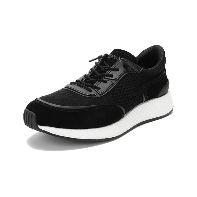 商品[国内直发] ZZEGNA|Z ZEGNA 男士黑色织物配皮Piuma休闲运动鞋 2 LHCBO-A5107X-NER,价格¥2974,第1张图片