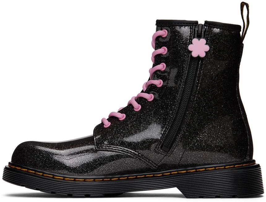 商品Dr. Martens|Kids Black 1460 Flower Appliqué Big Kids Boots,价格¥500,第3张图片详细描述