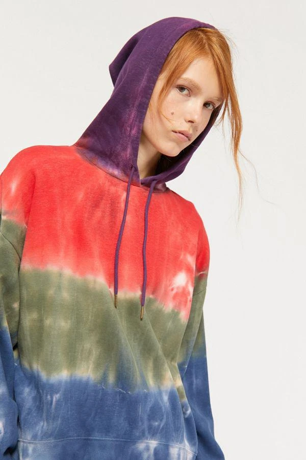 商品Urban Outfitters|UO Slouchy Tie-Dye Hoodie Sweatshirt,价格¥378,第4张图片详细描述