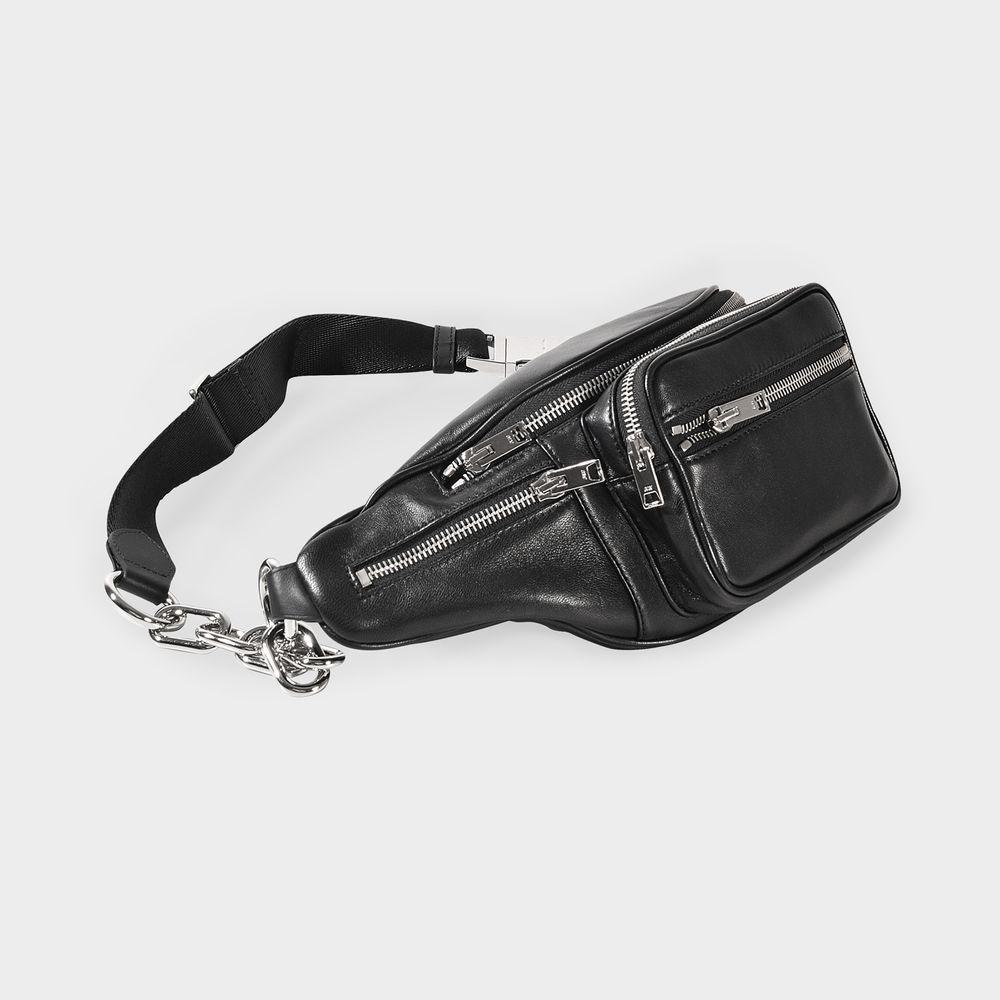 商品Alexander Wang|Attica Soft Fanny Pack in Black Lamb Nappa,价格¥5475,第4张图片详细描述