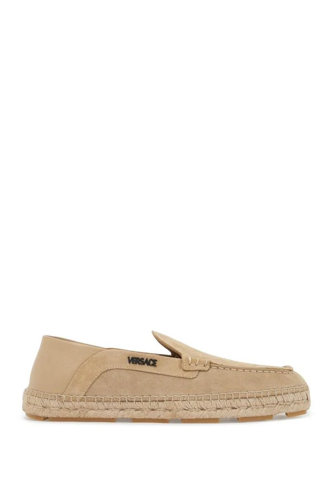 商品Versace|Suede Moccasin-Style Es,价格¥3747,第1张图片