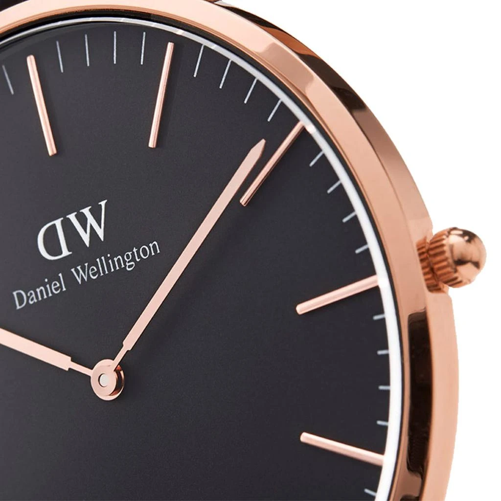 商品Daniel Wellington|40 mm Classic St Mawes Leather Watch,价格¥1076,第3张图片详细描述