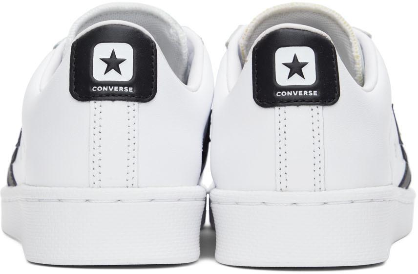 商品Converse|White Pro Leather Sneakers,价格¥576,第4张图片详细描述