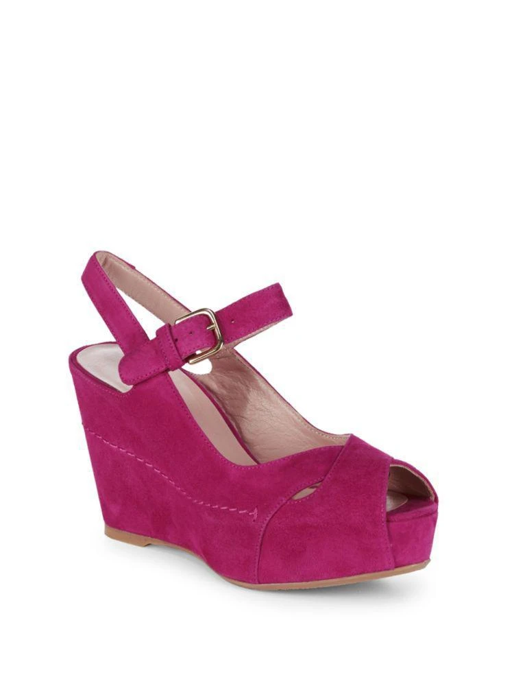 Carefree Suede Wedge Sandals 商品