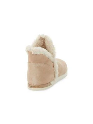 商品Vince|Val-B Suede & Faux Fur Booties,价格¥866,第3张图片详细描述