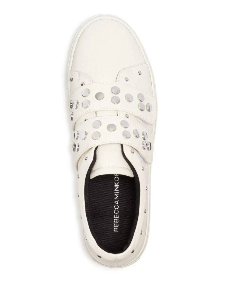 商品Rebecca Minkoff|Women's Natasha Leather Studded Sneakers,价格¥494,第3张图片详细描述