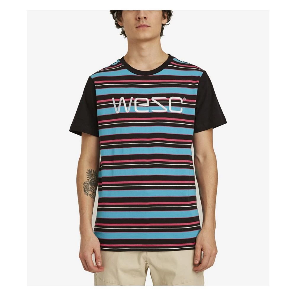 商品WeSC|WeSC Max Yarn Dye Multi Stripe T-Shirt,价格¥306,第1张图片