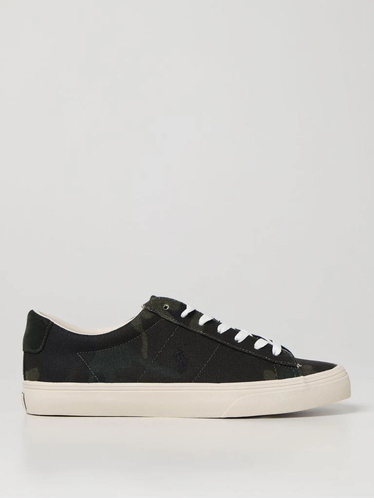 商品Ralph Lauren|Polo Ralph Lauren sneakers in camouflage canvas,价格¥339,第1张图片