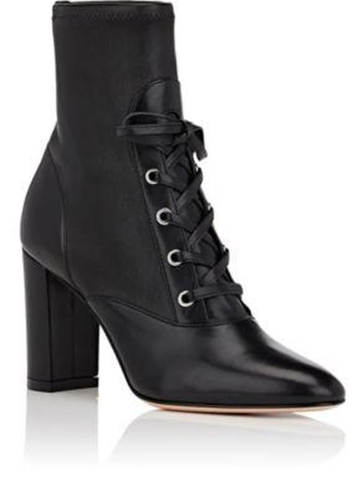 商品Gianvito Rossi|Leather Lace-Up Ankle Boots,价格¥5720,第2张图片详细描述