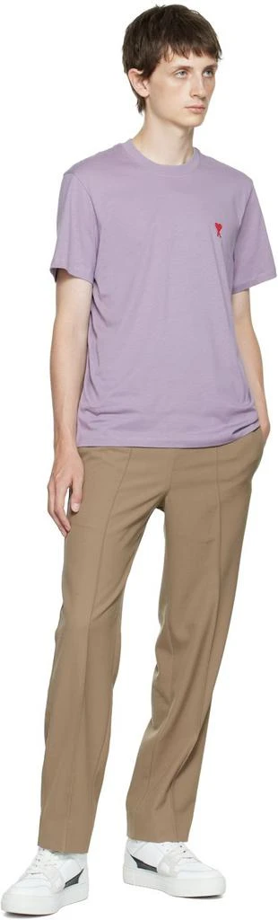 商品AMI|Purple Ami de Cœur T-Shirt,价格¥365,第4张图片详细描述