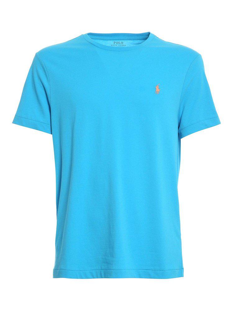 Polo Ralph Lauren Logo Embroidered Round Neck T-Shirt商品第1张图片规格展示