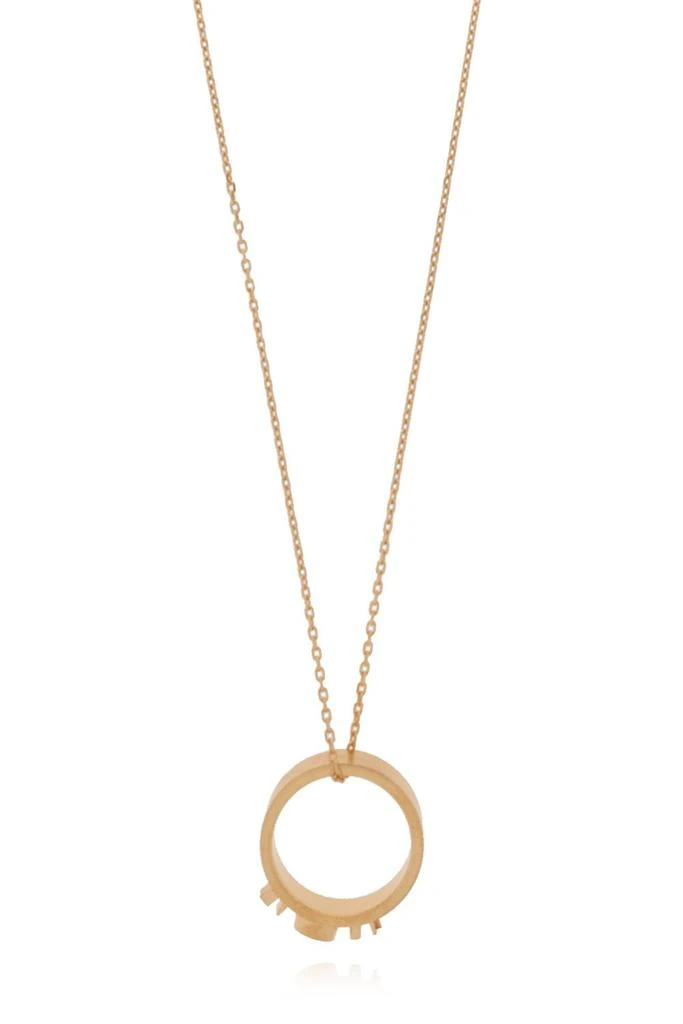 商品MAISON MARGIELA|Maison Margiela 11 Ring Rolo Chained Pendant Necklace,价格¥2834,第2张图片详细描述