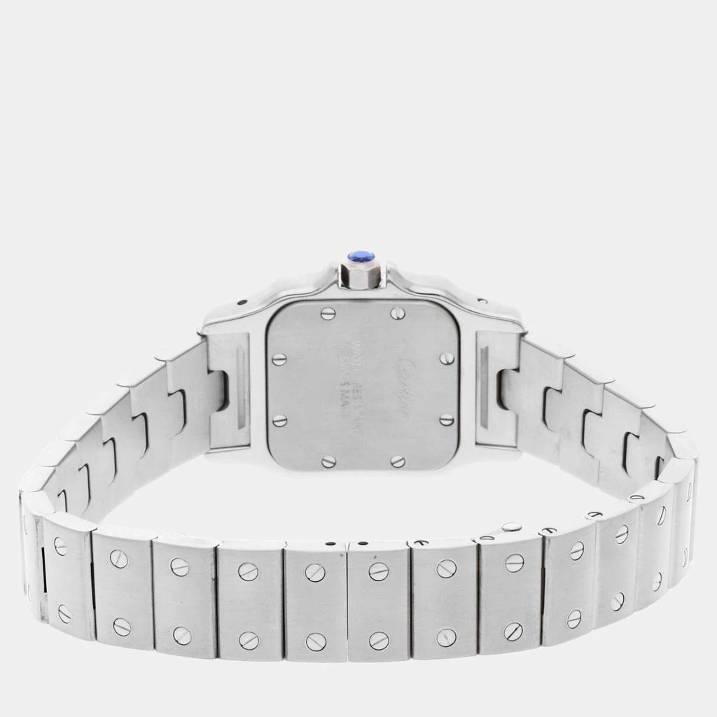 商品[二手商品] Cartier|Cartier Silver Stainless Steel Santos W20056D6 Quartz Women's Wristwatch 34.8 x 26.2 mm,价格¥28399,第4张图片详细描述